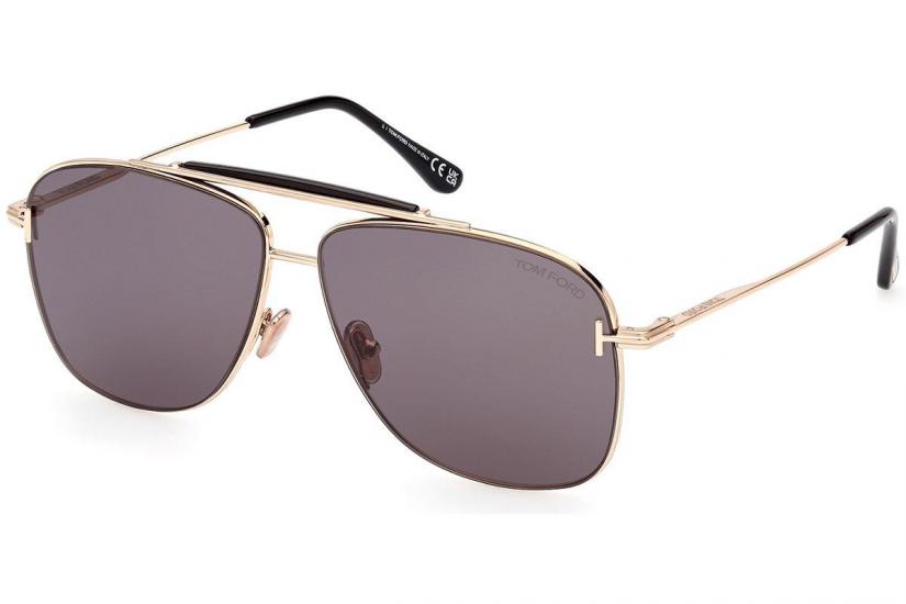 Tom Ford JADEN (FT1017-28A) 60 | Unisex Altın Güneş Gözlüğü